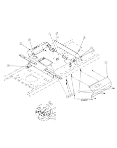 Control Assembly 2009 And After Diagram and Parts List for Z-FORCE44 17AF3AGL-17AF3AGL010 Cub Cadet Lawn Tractor